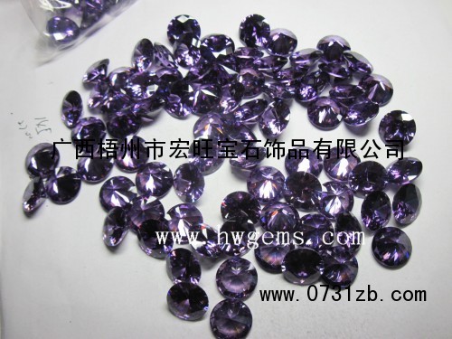 圓形鋯石 批量供應(yīng) 宏旺飾品  歡迎來樣訂做