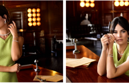 天然鉆石協會攜手新晉全球大使莉莉·詹姆斯（Lily James），發布全球廣告大片