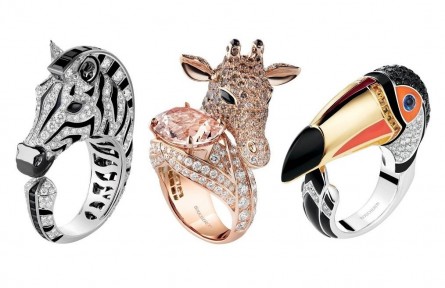 寶詩龍推出 Animaux de Collection 動物主題雞尾酒戒指：斑馬、巨嘴鳥  、長頸鹿