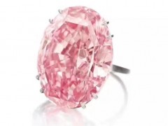 周大福以7100萬美元拍下59.6克拉粉紅鉆石